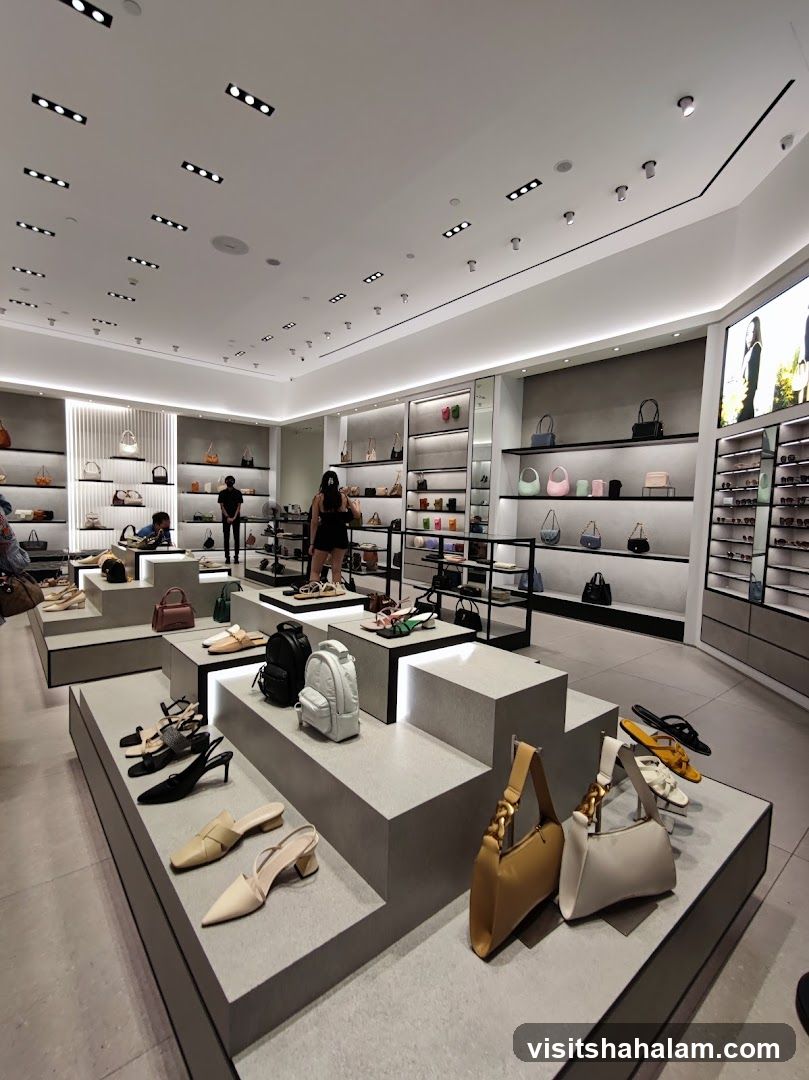 Handbag and Shoe Store Interior