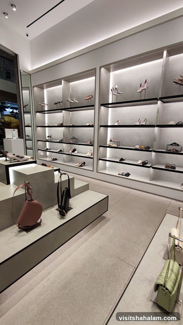 Shoe and Handbag Display