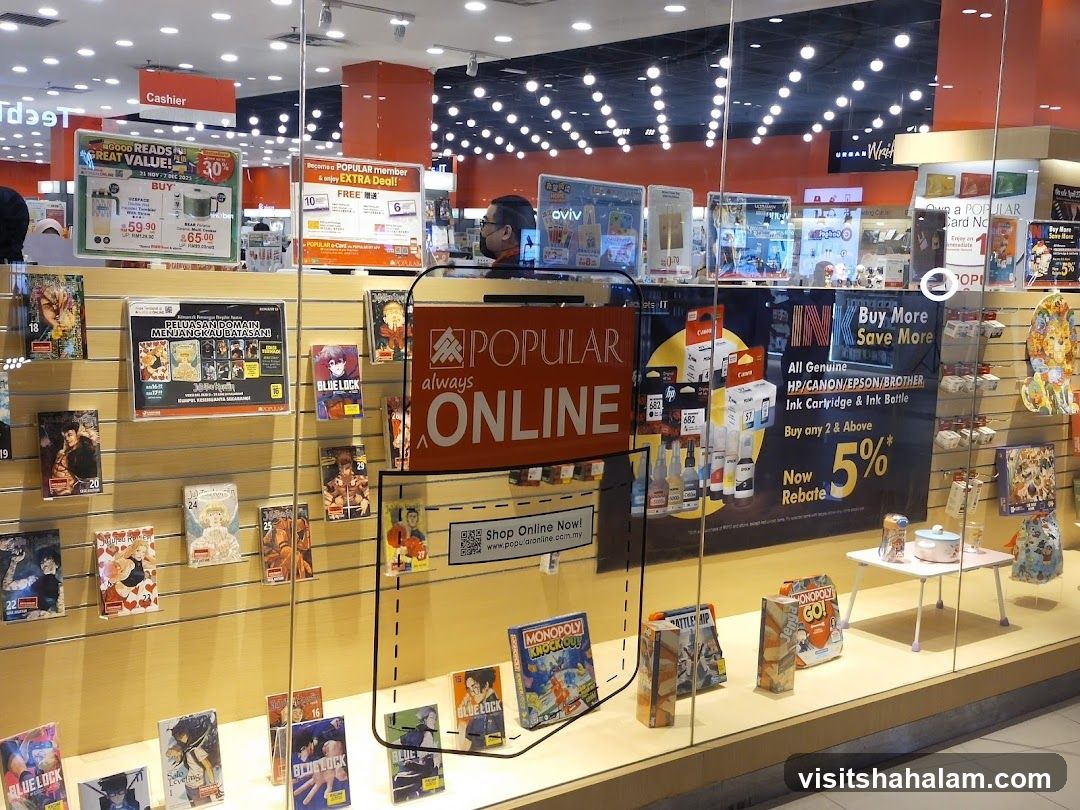 Popular Bookstore Display