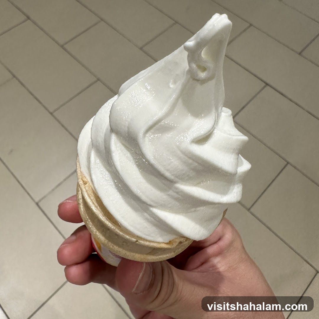 Soft Serve Ice Cream Cone