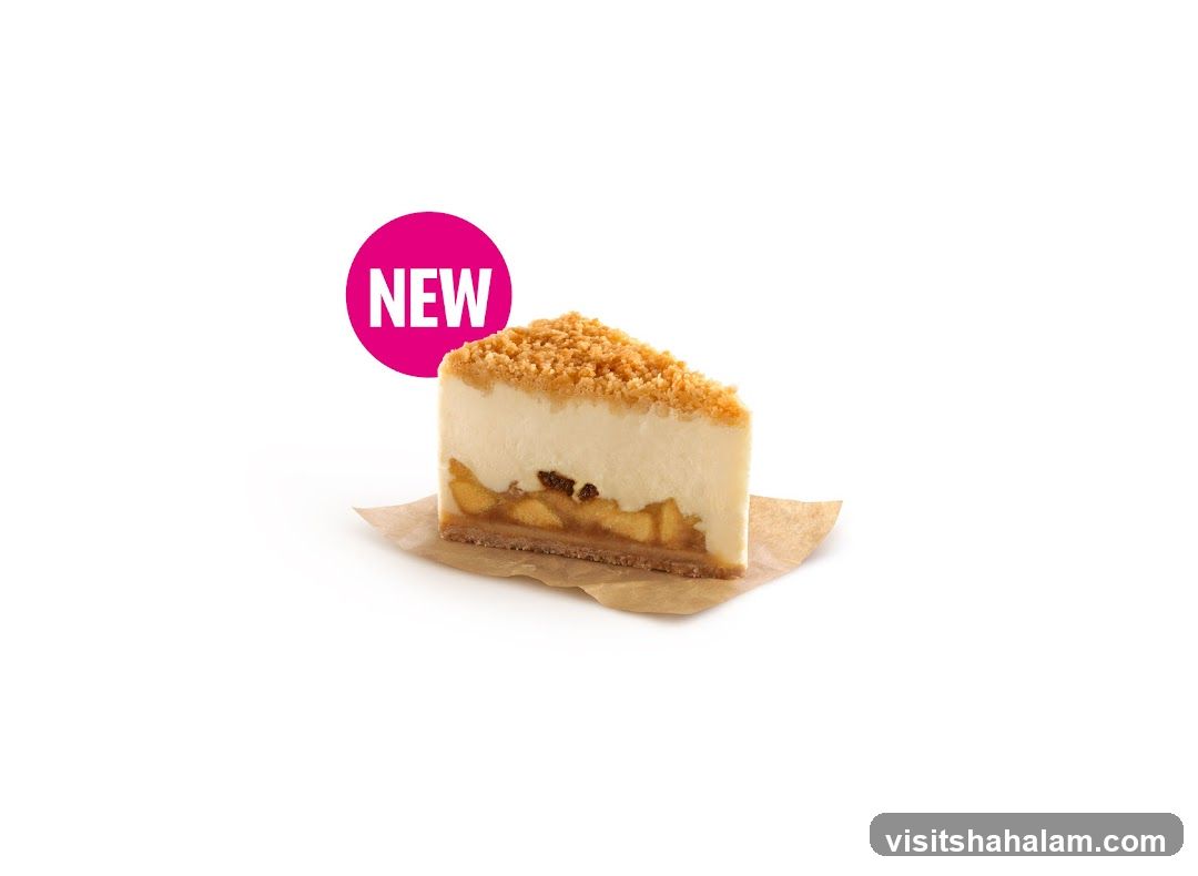 New Apple Crumble Cheesecake