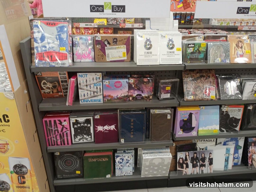 CDs and DVDs Display