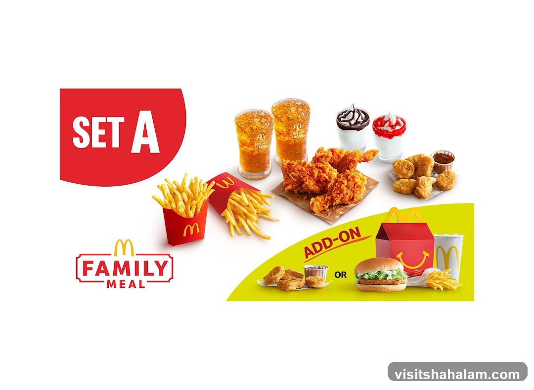 McDonald's Family Meal Set A