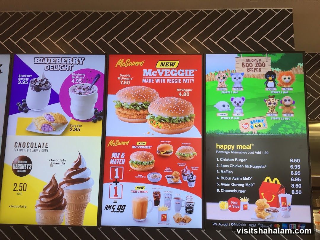 McDonald's Menu