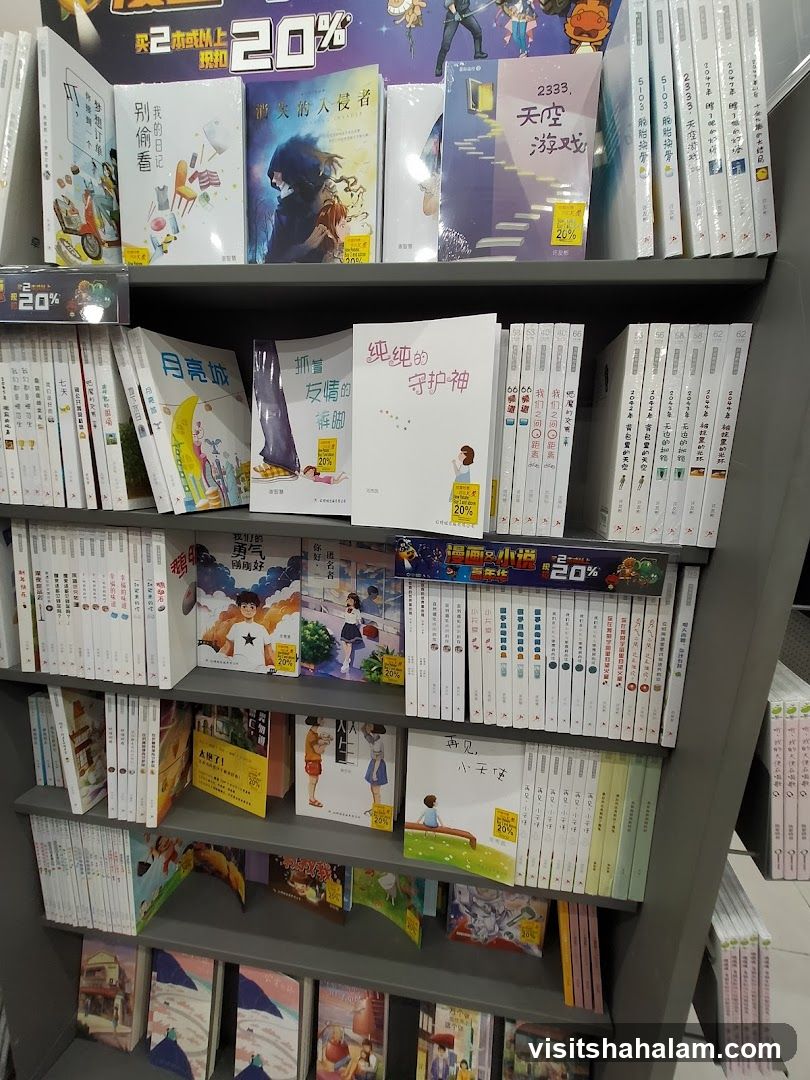 Books on Shelves