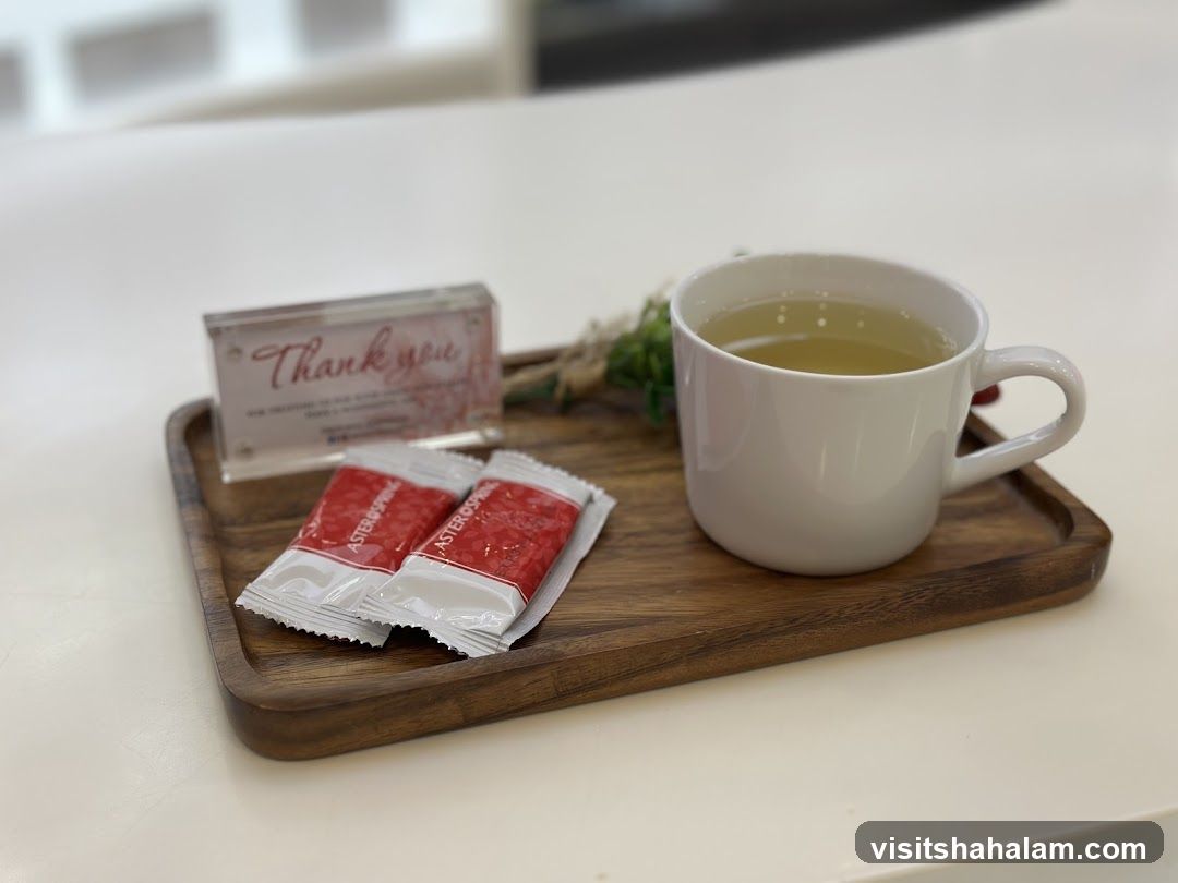Tea and amenities