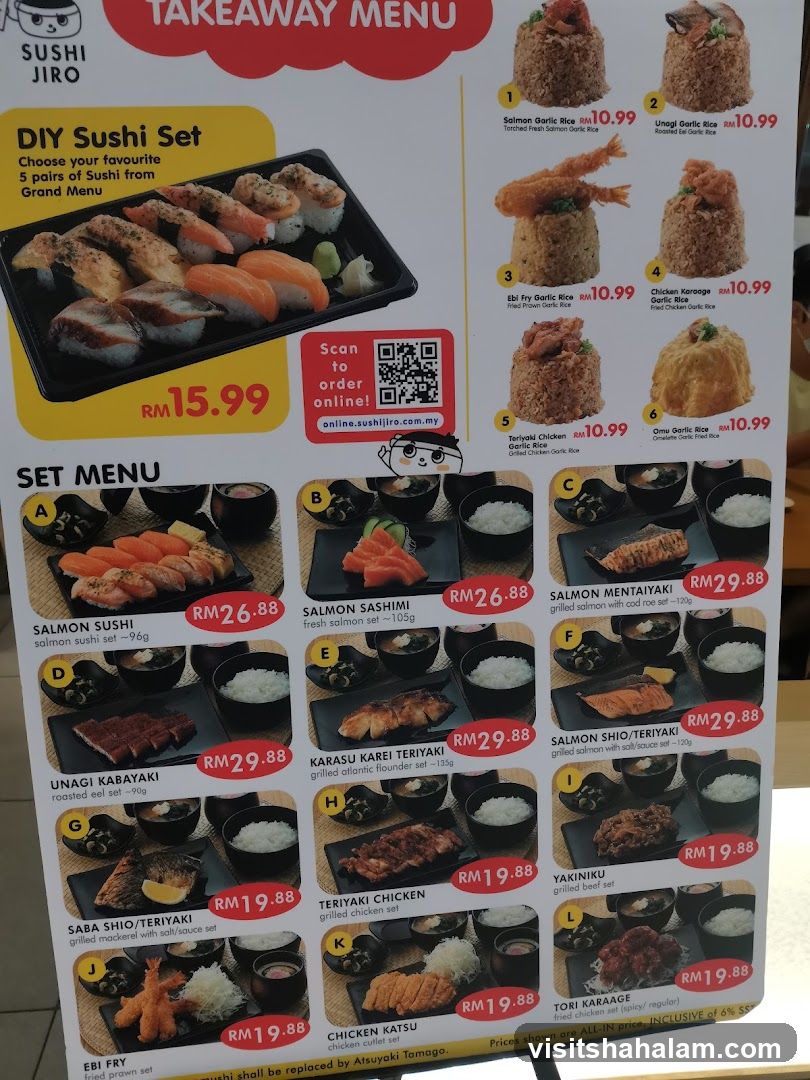 TAKEAWAY MENU