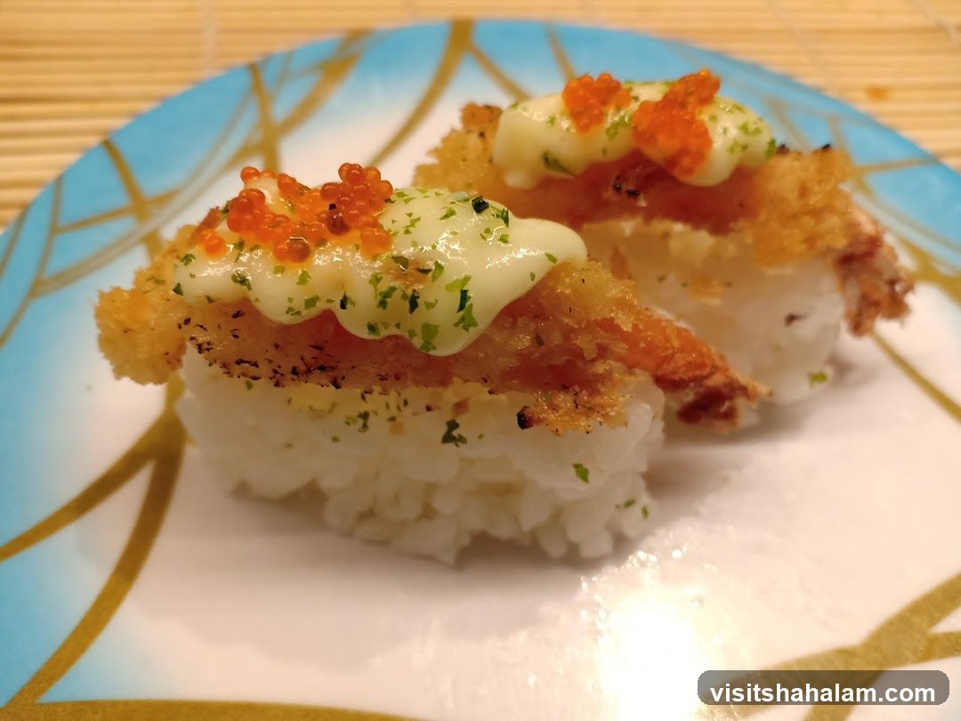 Fried Shrimp Sushi