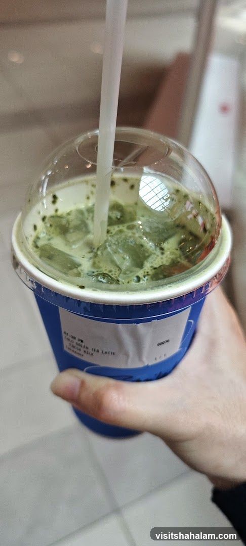 Iced Green Tea Latte