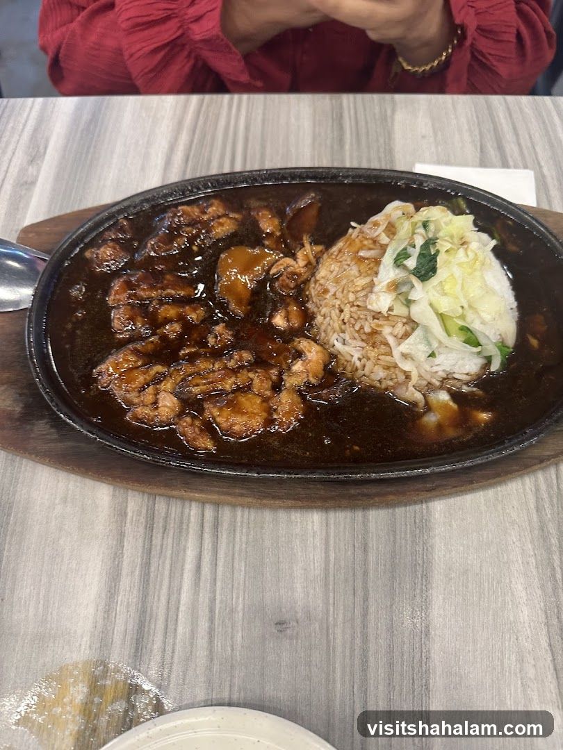 Sizzling Plate Meal