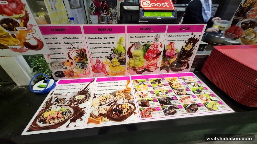 Dessert Menu