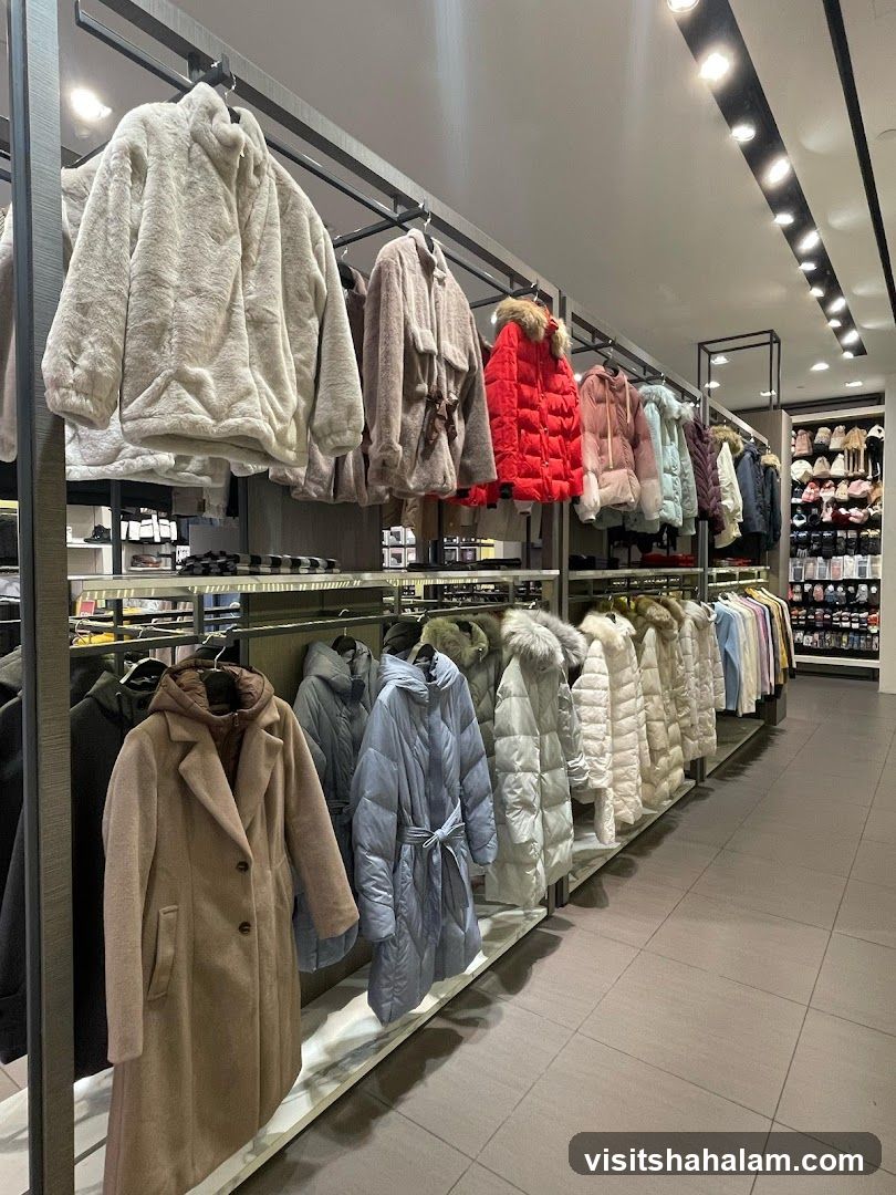 Winter Coats Display