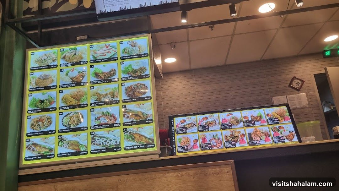 Thai Food Menu