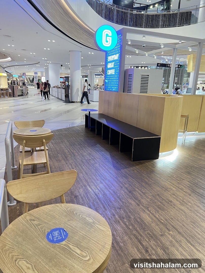 Coffee Kiosk in a Mall
