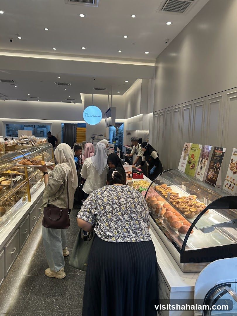 Bakery Interior with Customers