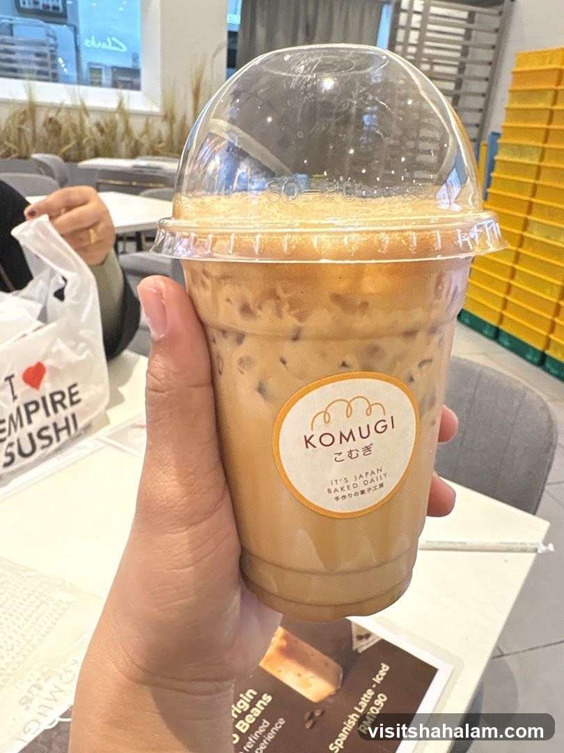 Iced Coffee with Komugi Logo