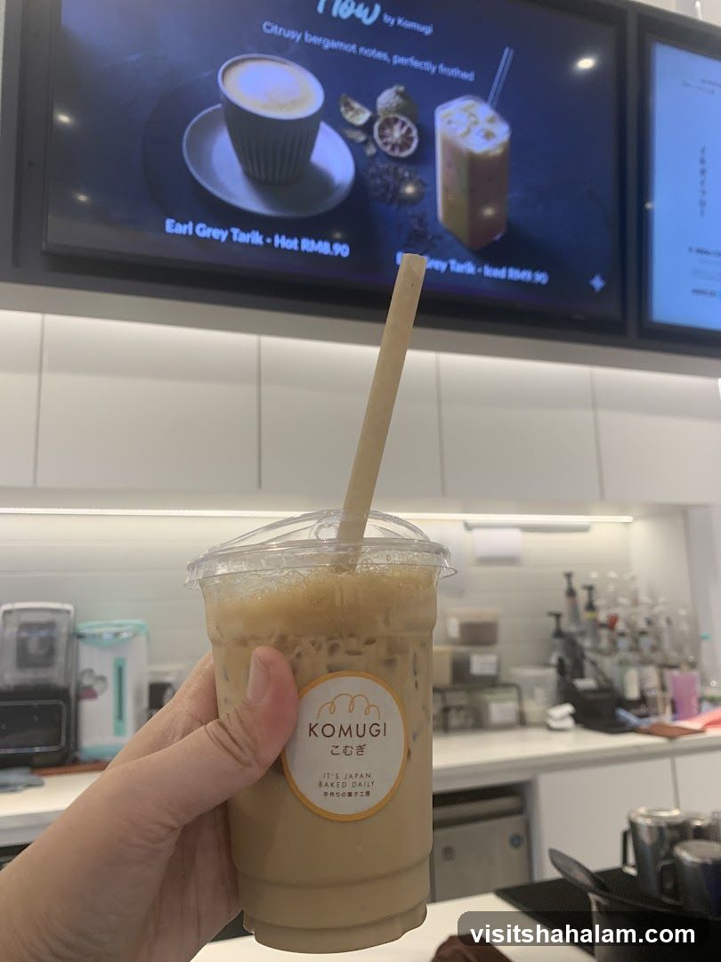 Iced Coffee with Komugi Logo