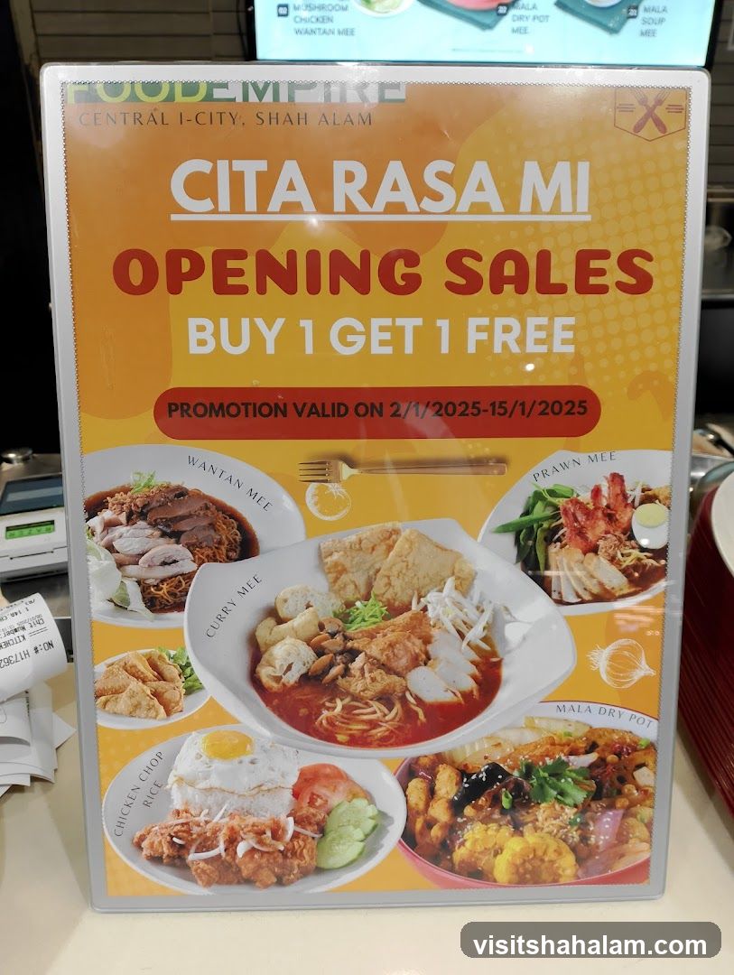 Food Empire Opening Sales Poster