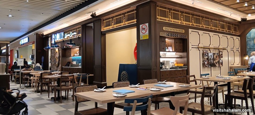 Restaurant Interior with Tables and Chairs