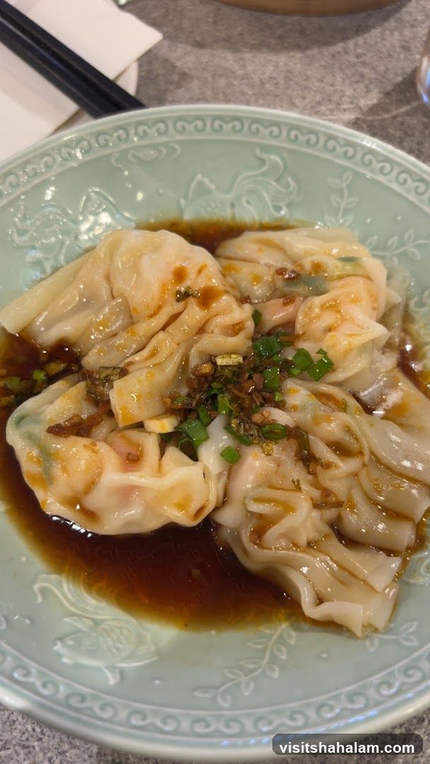 Wontons in Chili Oil