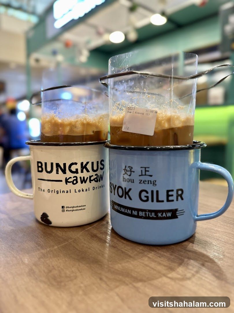 Two Mugs of Drink