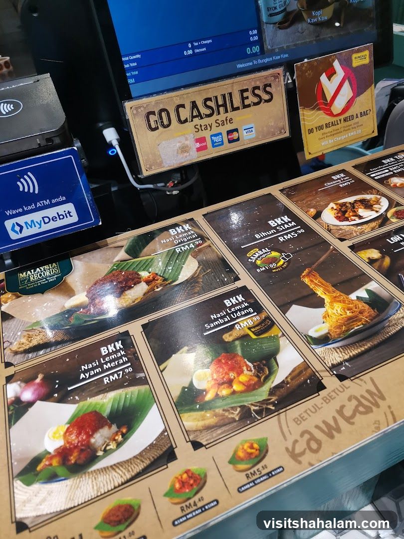 Bungkus Kaw Kaw Menu