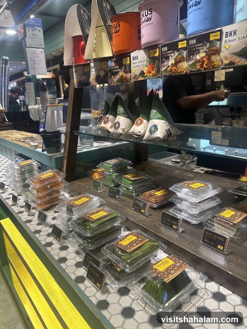 Food stall display