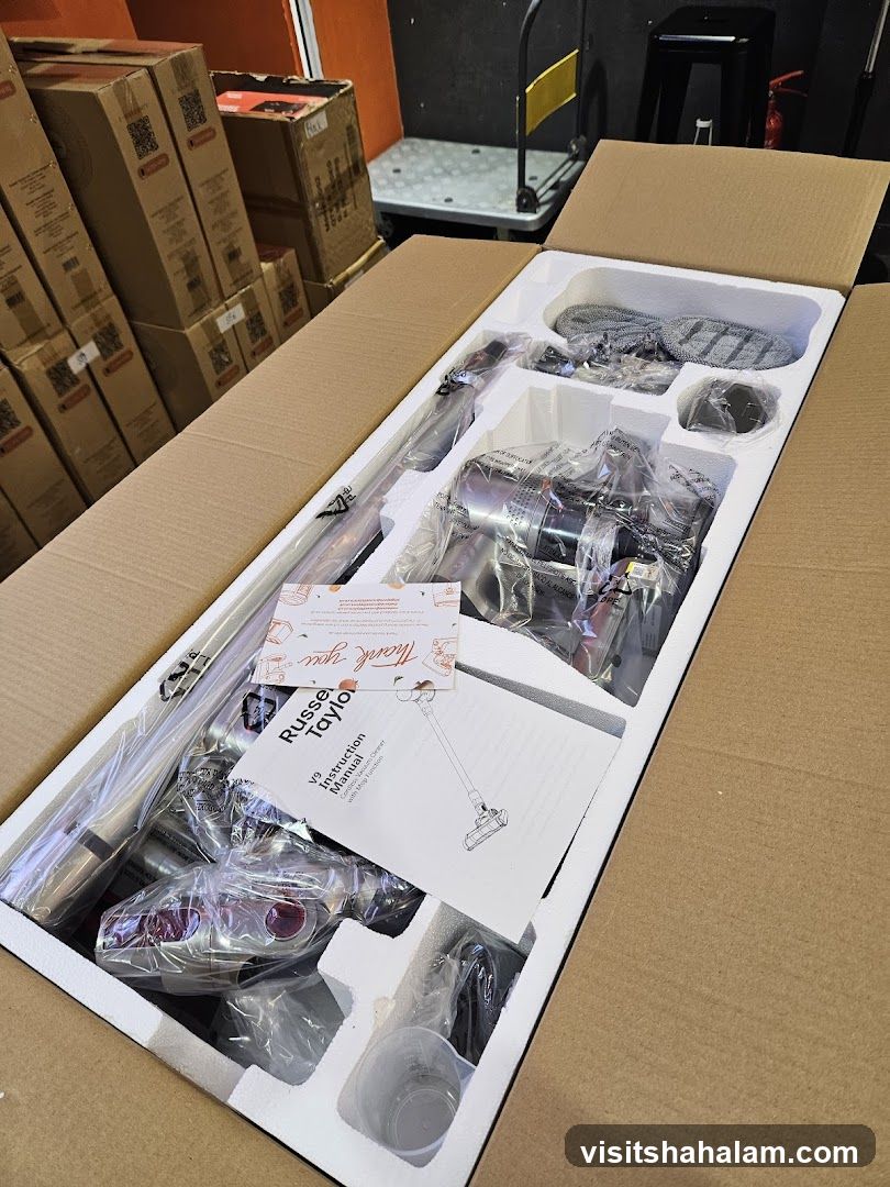 Vacuum Cleaner Box Contents