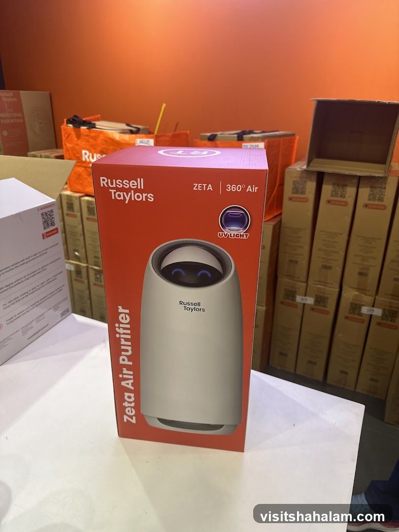 Russell Taylors Zeta Air Purifier Box