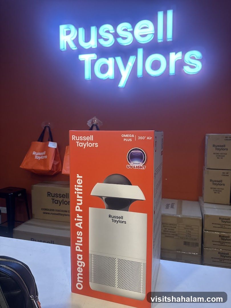 Russell Taylors Air Purifier Display