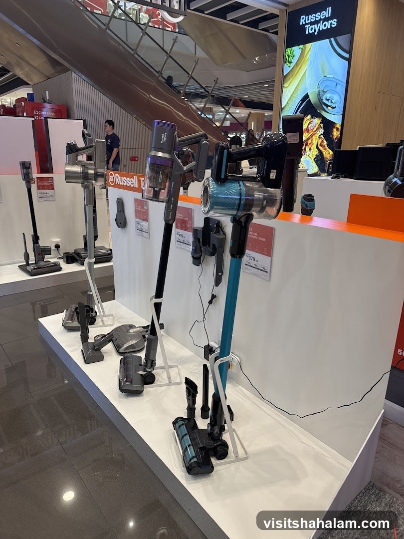 Vacuum Cleaners Display