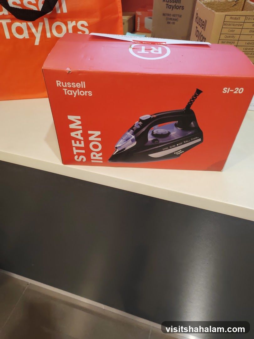 Russell Taylors Steam Iron Box