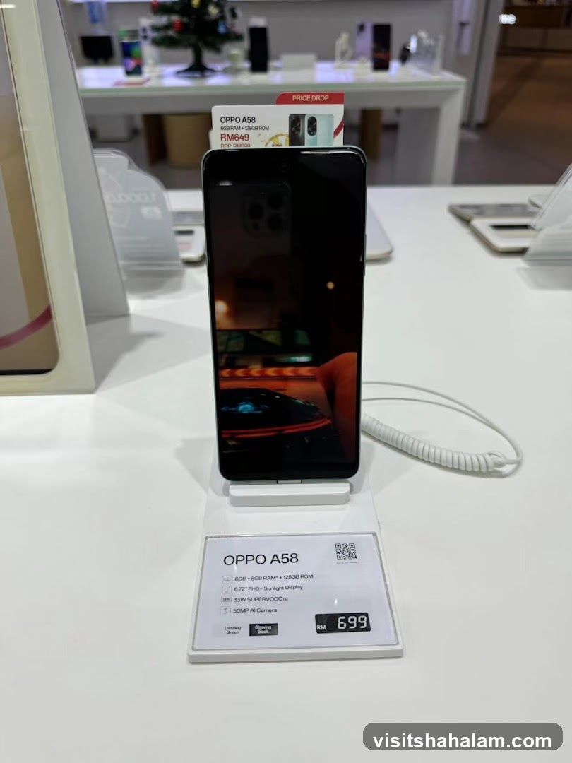 OPPO A58 Display