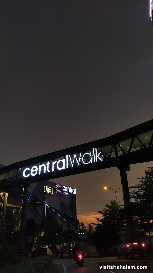 Central Walk at Dusk