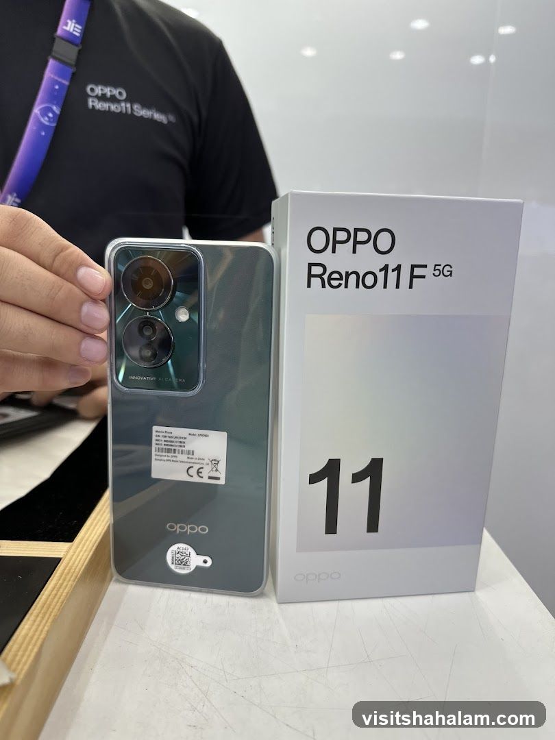 OPPO Reno11 F 5G Phone and Box