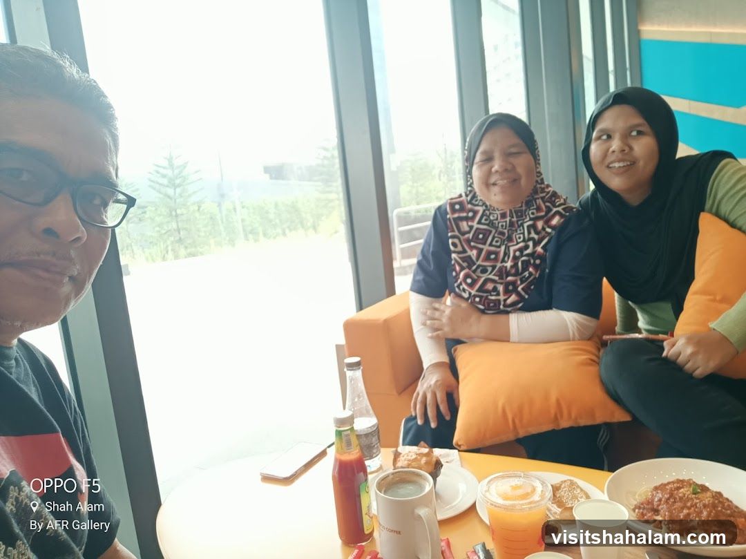 People enjoying a meal