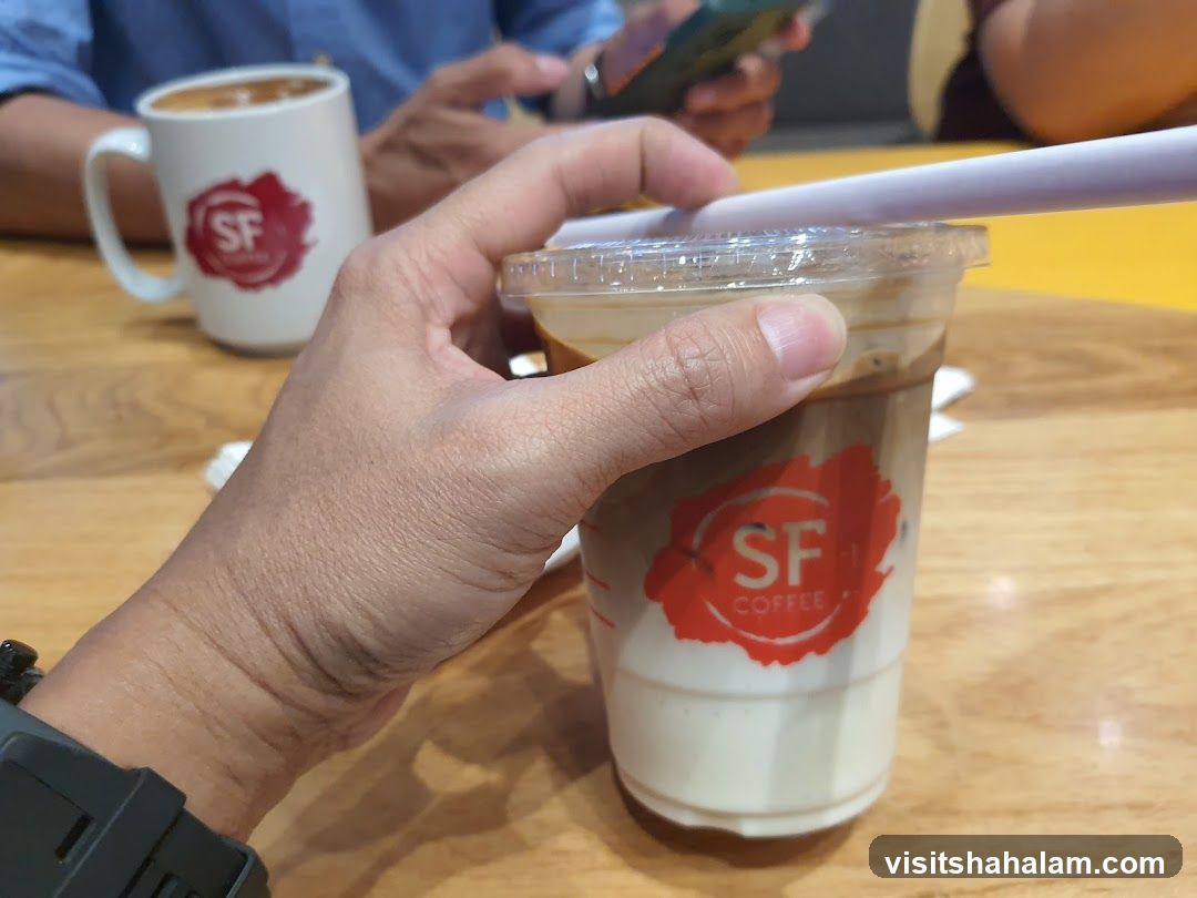 Iced Coffee with SF Coffee Logo
