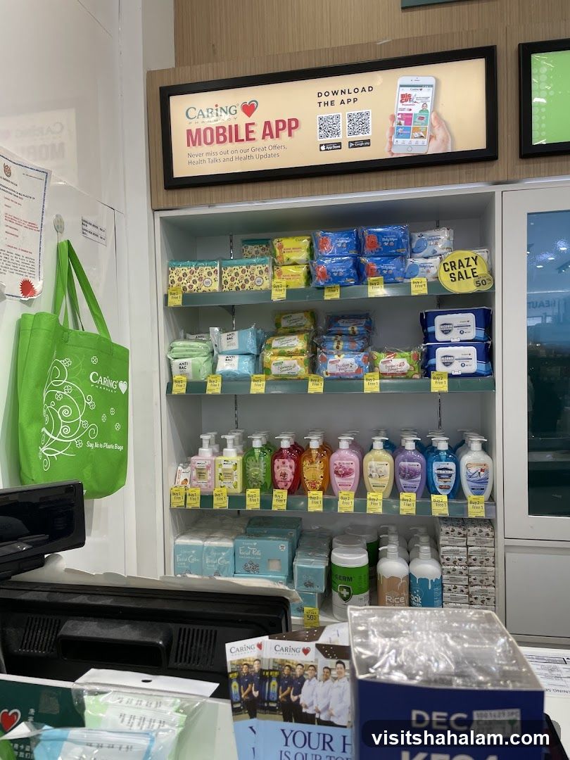 Pharmacy Interior with Products