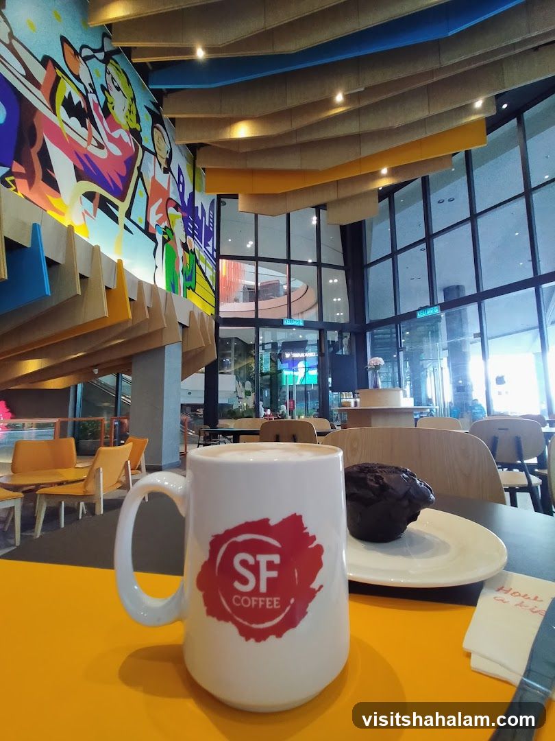 Coffee and Muffin at SF Coffee