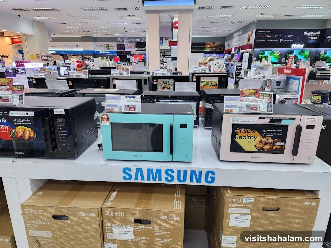 Samsung Microwaves Display