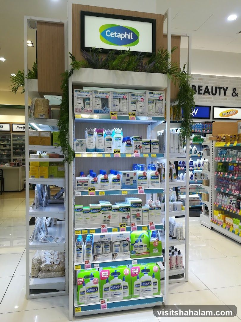 Cetaphil Products Display