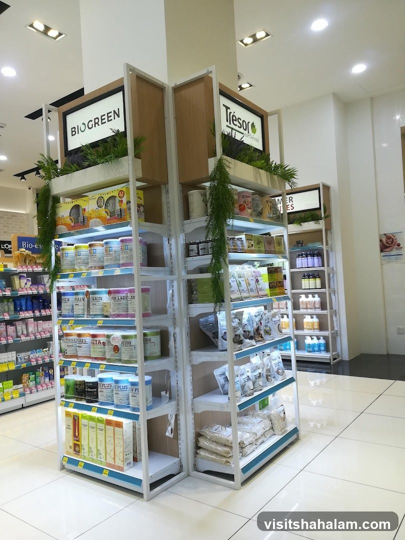 Health and Wellness Products Display