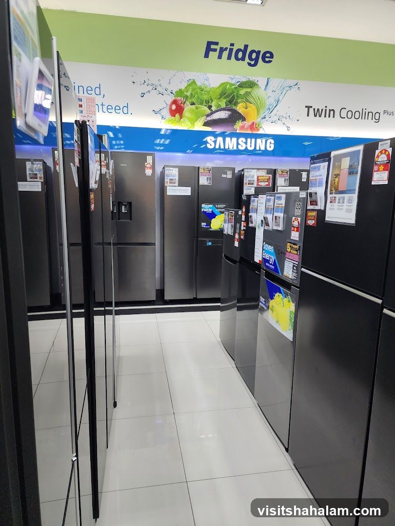 Samsung Refrigerators Display