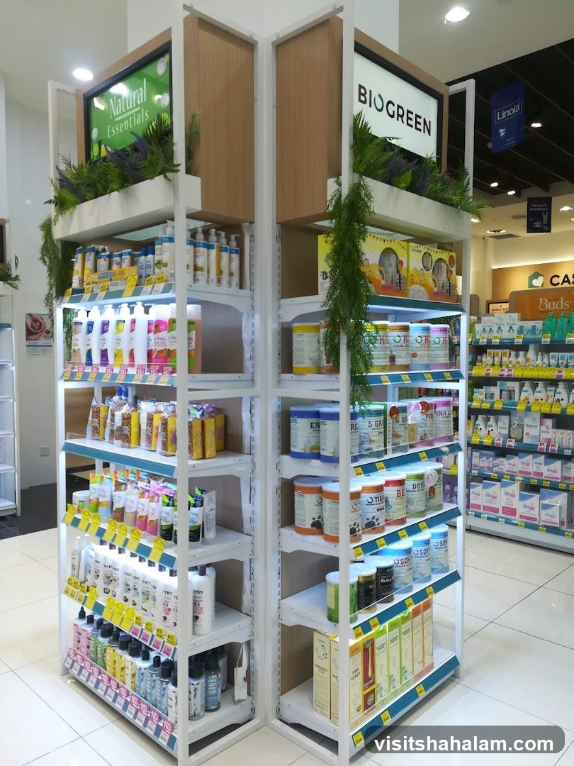 Health and Beauty Products Display