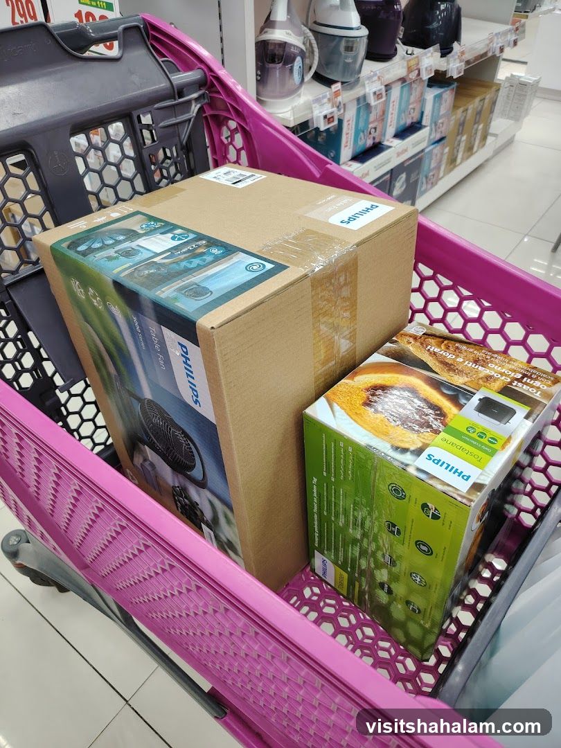Shopping Cart with Philips Products
