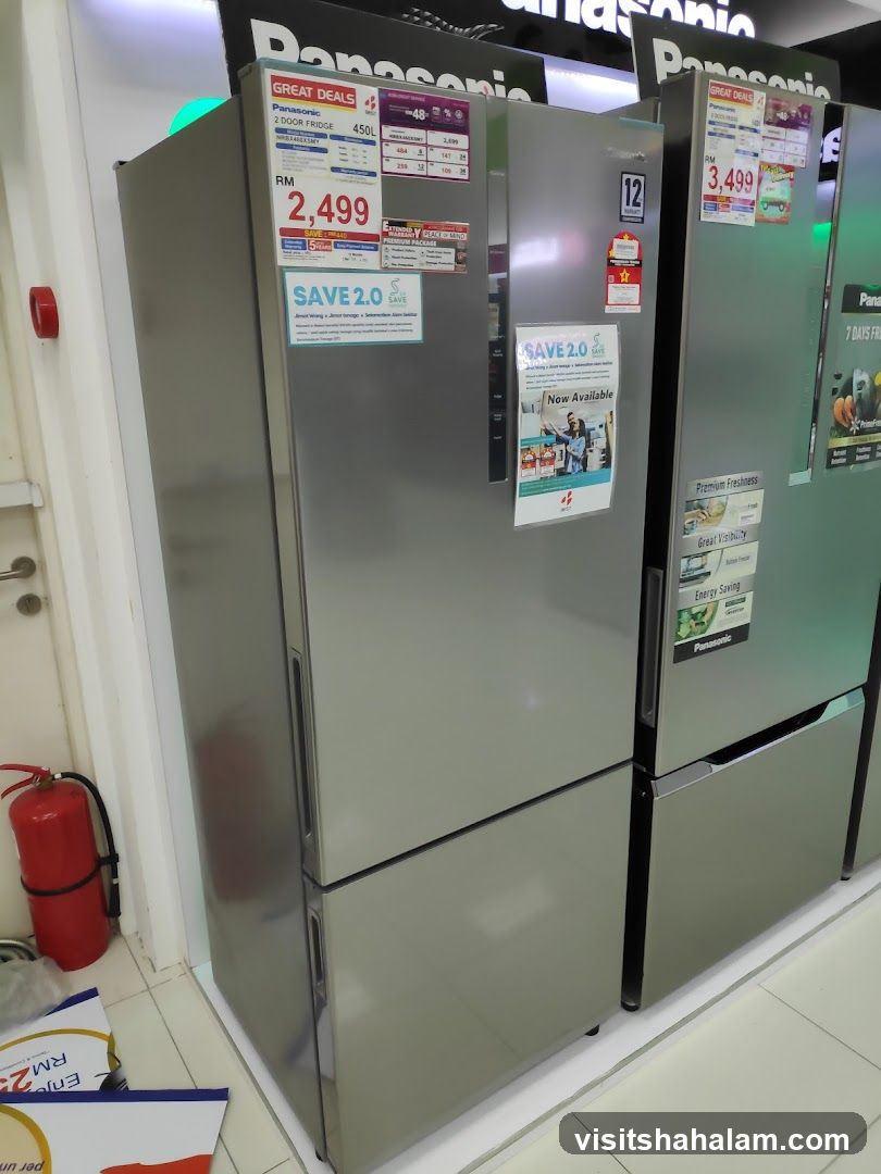 Panasonic Refrigerators on Display