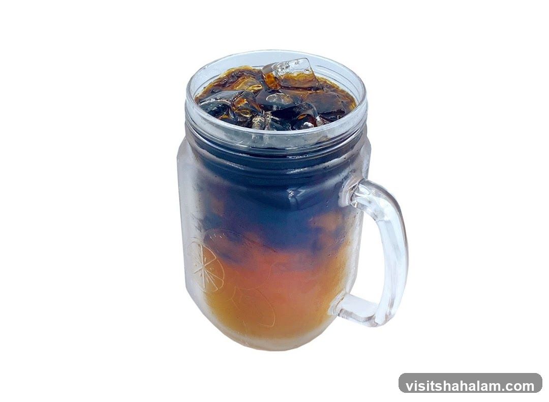Iced Coffee in a Mason Jar