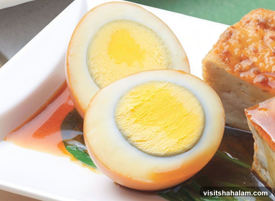Braised Eggs and Meat Dish