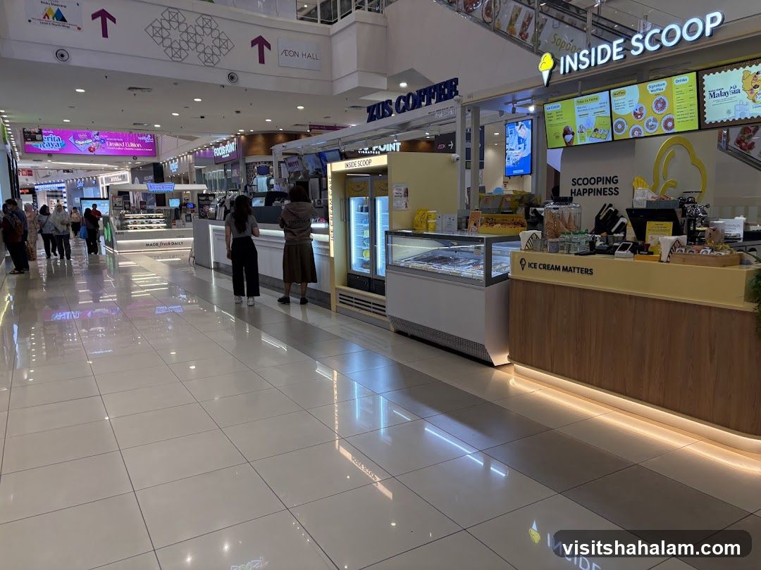 Inside Scoop Ice Cream Shop