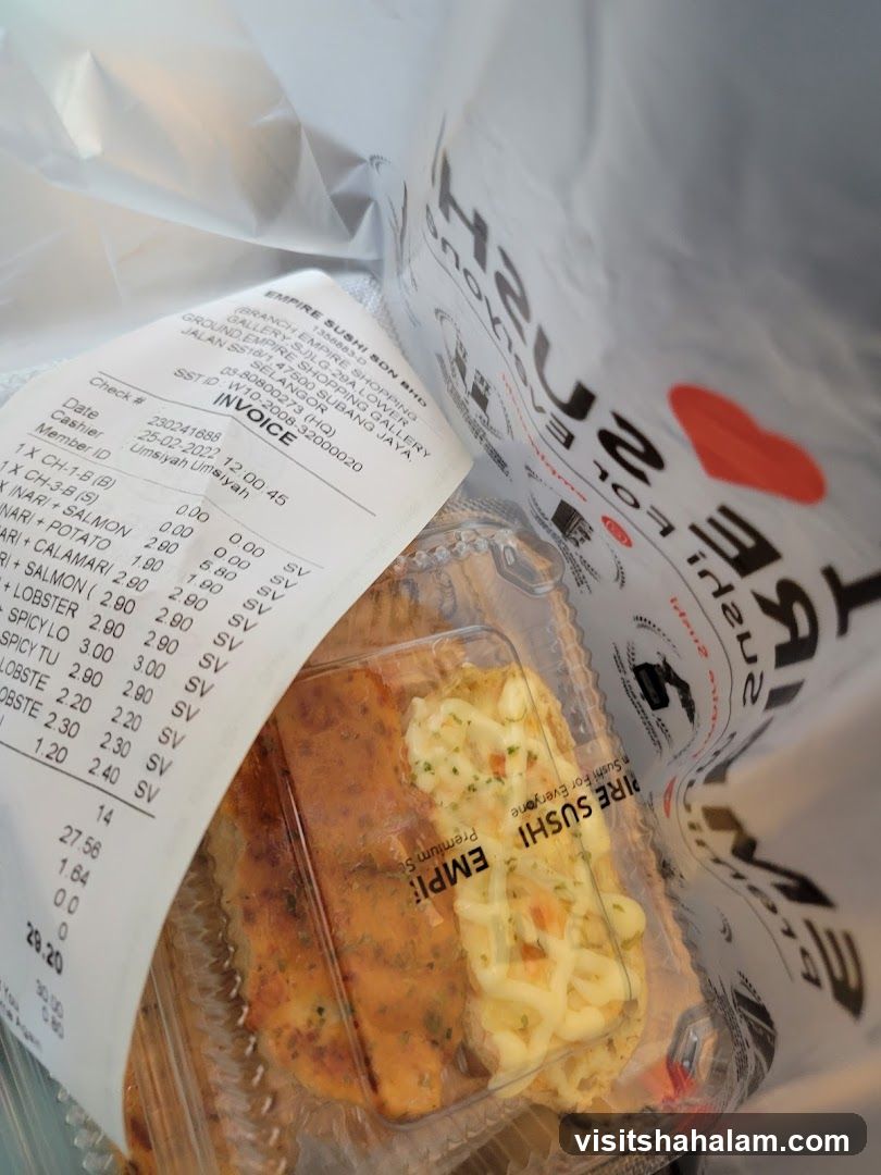 Sushi Takeaway Bag